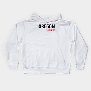 Oregon Raised Me Kids Hoodie